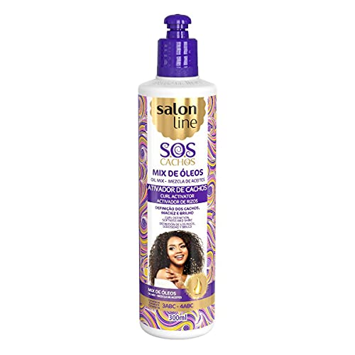 Salon Line Ativador de Cachos SOS Mix de Óleos 300ml