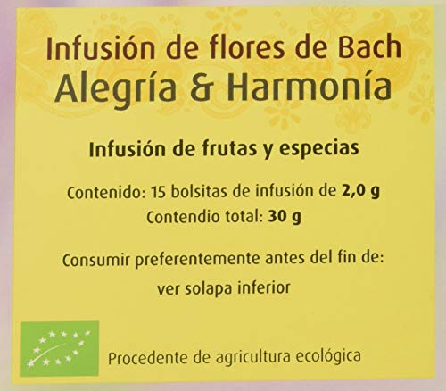 Salus Flores de Bach Alegría & Armonía Infusión - 15 sobres de 2g