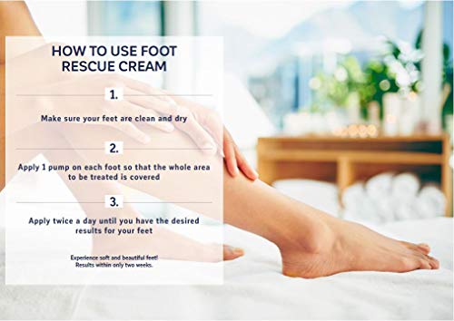 Salvequick ® | Foot Rescue All in 1 Cream | Crema para Pies con Fuerte Efecto Hidratante para un Mejor Proceso de Renovación Natural de la Piel y Sensación Suave en la piel | 100 ml