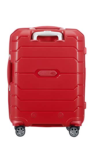 Samsonite Flux - Spinner Equipaje de Mano, 55 cm 44 litros, Rojo (Red)