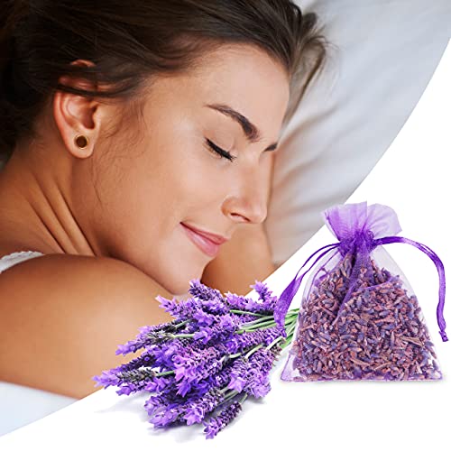 Saquitos de Lavanda: 15x saquitos para Armario, Cama y guardarropa – Lavanda Seca como ambientador del hogar o saquitos para el Armario de la Ropa – 15x7g bolsitas de Lavanda para Armario de Lavodia