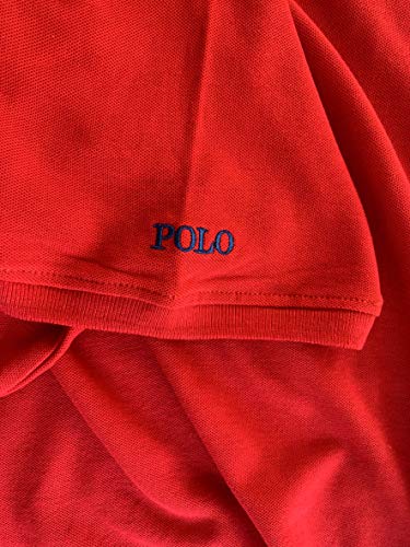 S&C Polo Manga Corta Hombre Regular Fit (Rojo, XL)