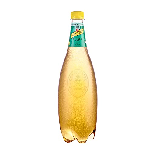 Schweppes Bebida Refrescante Ginger Ale, 1L
