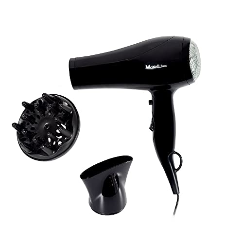 SECADOR DE PELO SECADORA SEMI PROFESIONAL 2200W DIFUSOR INCLUIDO 2 VELOCIDADES