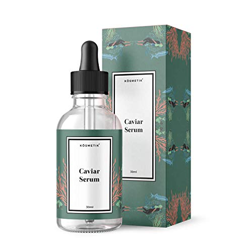 Sérum facial antiedad con extracto de caviar de 30 ml, mejora el metabolismo celular de la piel, rejuvenece la piel, antibacteriano contra las impurezas de la piel.