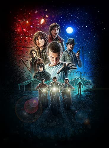 SET DE 3 POSTERS STRANGER THINGS 1, 2 y 3 (60 x 90 cm) + Un poster regalo sorpresa