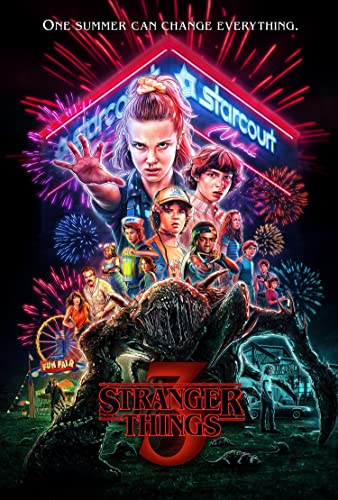 SET DE 3 POSTERS STRANGER THINGS 1, 2 y 3 (60 x 90 cm) + Un poster regalo sorpresa