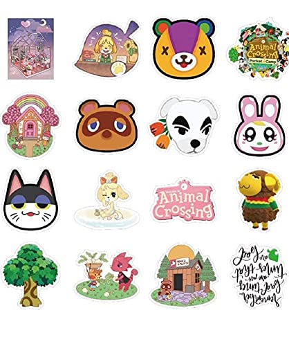 SetProducts  Top Pegatinas! Juego de 100 Pegatinas de Animal Crossing Vinilos - No Vulgares - Estilo, Bomba - Scrapbooking, Personalización Portátil, Equipaje, Motocicleta, Bicicleta, Moto.