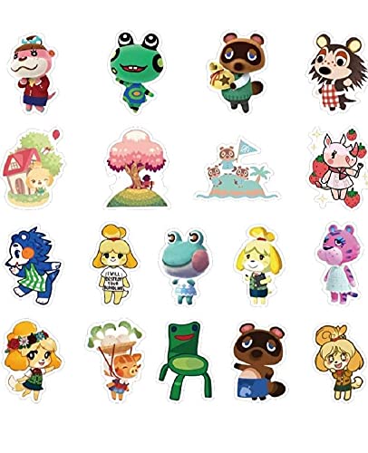 SetProducts  Top Pegatinas! Juego de 100 Pegatinas de Animal Crossing Vinilos - No Vulgares - Estilo, Bomba - Scrapbooking, Personalización Portátil, Equipaje, Motocicleta, Bicicleta, Moto.