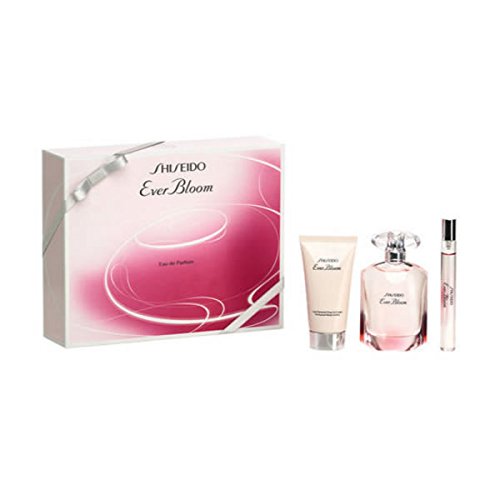 Shiseido Ever Bloom Set de Perfume, Loción Corporal y Perfume Vaporizador - 110 ml