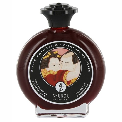 SHUNGA PINTURA CORPORAL DE FRESAS Y CHAMPAGNE