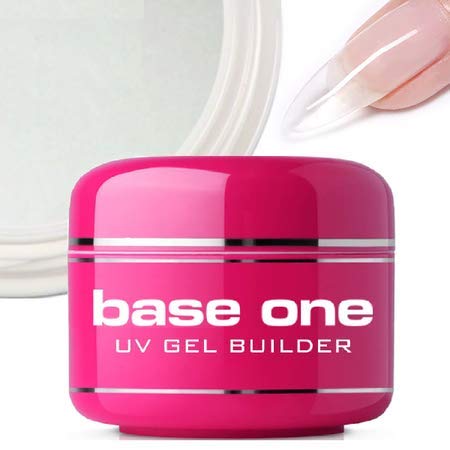 Silcare Base One Gel UV transparente de 50 g, gel para reconstruir las uñas sin ácido.