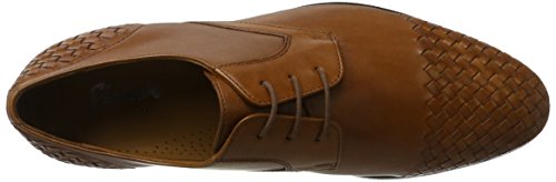 Sioux Nasimo, Zapatos de Cordones Derby Hombre, Marrón coñac, 42 2/3 EU