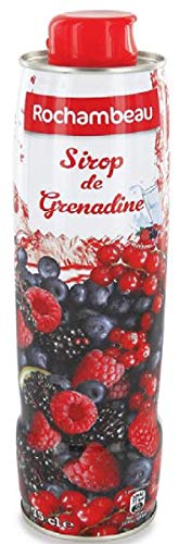 Sirope concentrado de Granadina Rochambeau (4 unidades de 750ml)