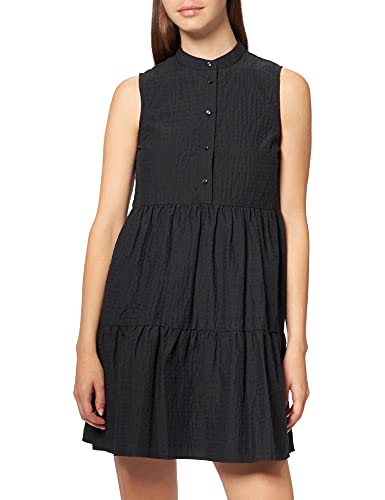 Sisley Dress 4t0g5vhr7 Vestido, Black 100, 44 para Mujer