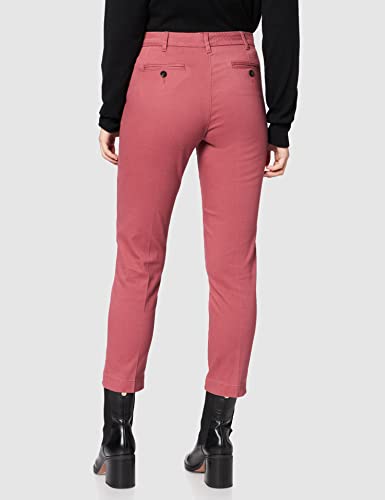 Sisley Trousers 48M855BK7 Pantalones, Roan Rouge 20h, 40 para Mujer