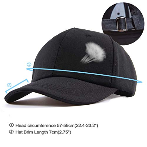 SIYWINA Gorra para Hombre béisbol para Unisex Ajustable Gorra Clásica Vintage Golf Tenis