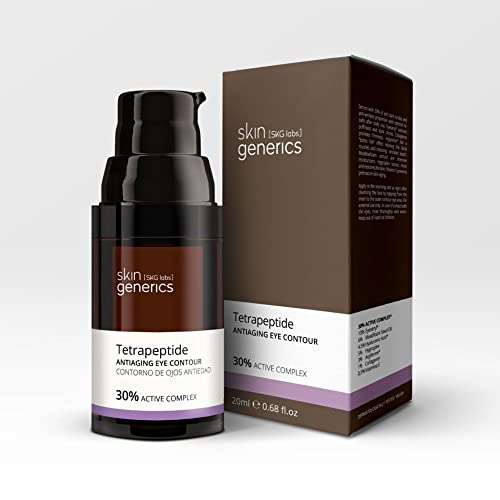 Skin Generics | Contorno de Ojos | 30ml | 30% Complejo Activo | Antiarrugas, Antiojeras y Antibolsas | Efecto Botox|like | Contorno de Ojos Antiedad | Sin Parabenos ni Parafinas | 100% Vegano