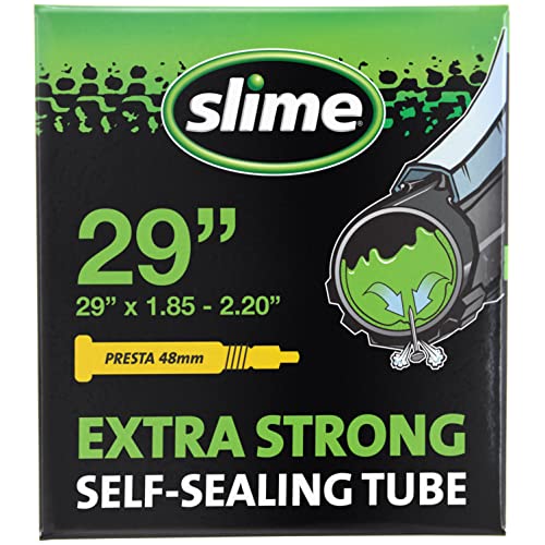 Slime 30073 Cámara Interior de Bicicleta con Sellante de Pinchazos Slime, Sellado Autónomo, Prevenir y Reparar, Válvula Presta, 47/54 - 622 mm (29"x1,85-2,20")