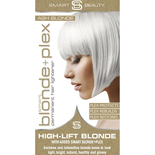 Smart Belleza Rubio Ceniza Tinte de Pelo Permanente Contiene Smart Plex Que Protector Y Fortalece Pelo Durante Cabello Colorante Aclara Y Tonos Natural O Pelo Teñido