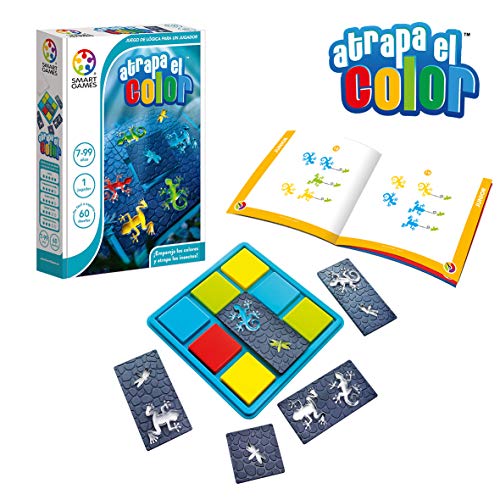 smart games- Atrapa al Color Educativo, Juegos de Mesa Infantiles, niños, smartgames, Juguete Puzzle para pequeños, Multicolor (Lúdilo SG443ES)