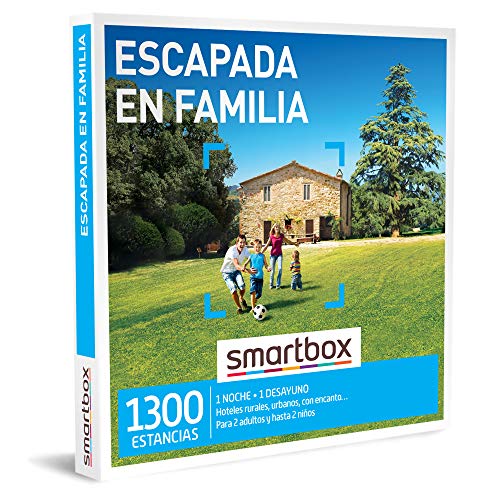 Smartbox - Caja Regalo Escapada en Familia - Idea de Regalo Familia - 1 Noche con Desayuno para 2 Adultos y hasta 2 niños