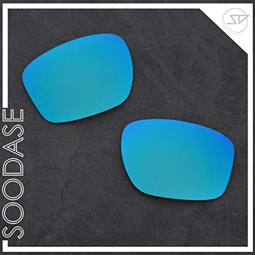 SOODASE Para Oakley Sliver Gafas de Sol Azul Lentes de Repuesto polarizadas