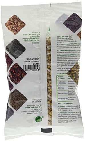 Soria Natural Cilantros Bolsa, Blanco, 60 Ml