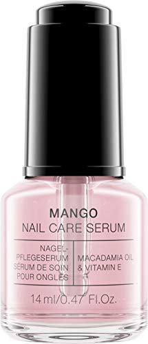 Spa Mango Nail Serum – Cuidado de cutículas/suero de cutículas con aceite de macadamia, para cutículas secas y agrietadas, 14 ml