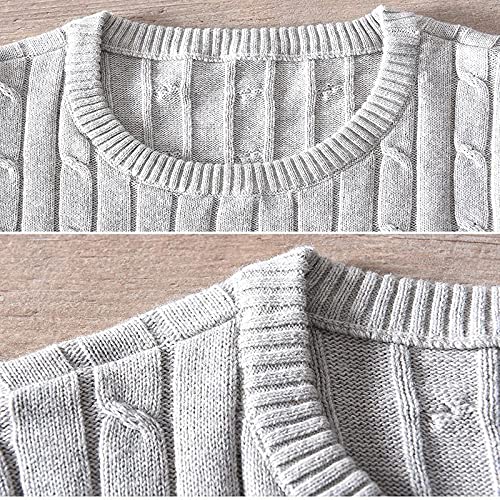 Suéter Primavera Otoño Suéteres para Hombre 100% Algodón Marca Jerseys Hombres De Punto De Manga Larga Casual para Hombre Tops De Punto XL Albaricoque