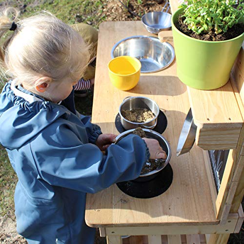 SUN - Cocina de Barro para Exterior de Madera para niños