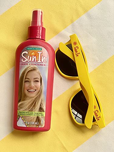 Sun In Paquete múltiple de aligeramiento para el cabello - Incluye Sun In brisa tropical 138 ml y Sun In limón fresco 138 ml. Spray aclarador para el cabello enriquecido con aloe botánico natural