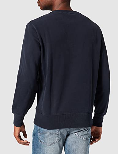 Superdry City College Crew Sudadera, Eclipse Navy, M para Hombre