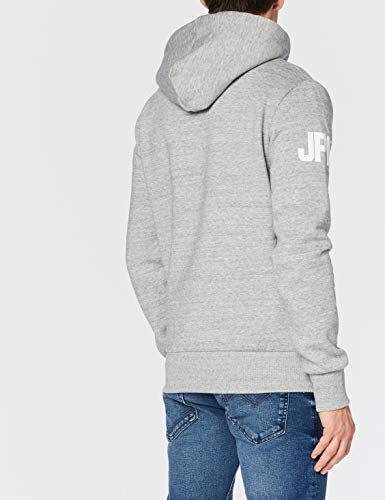 Superdry VL NS Hood Sudadera con Capucha, Marga Gris, Large para Hombre