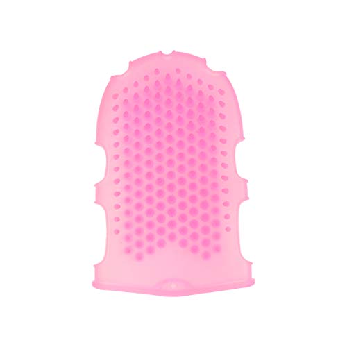 SUPVOX cepillo de cuerpo de silicona suave gel de baño baño ducha guante exfoliante piel spa masaje depurador limpiador para bebés mujeres hombres