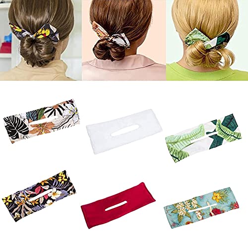 Sweety Moble de Hechos para el Cabello, Clip con Clase Multicolor Multicolor, Clip de mágica de torsión francés Donut Bun Bun Antiguo Maker Hairstyle Must-Hanves Herramienta