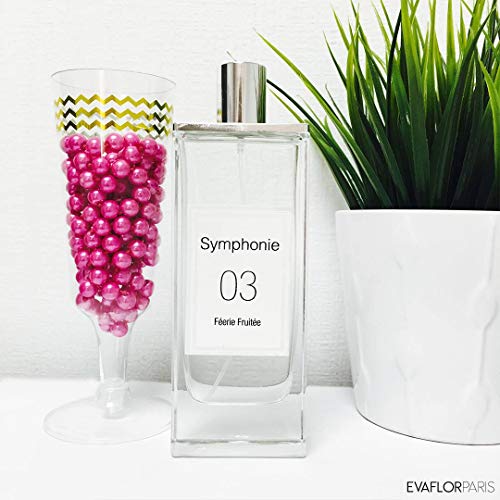 SYMPHONIE 03 Féérie fruité • Eau de Parfum 100ml • Vaporizador • Perfume para mujer • EVAFLORPARIS