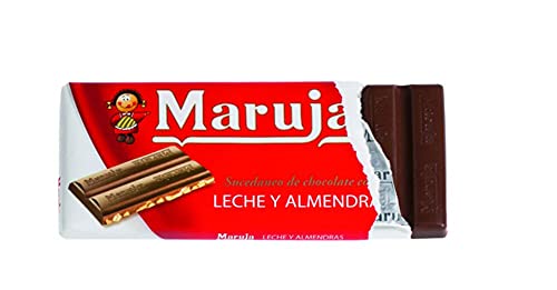 TABLETA CHOCOLATE DE LECHE Y ALMENDRAS MARUJA 5 TABLETAS