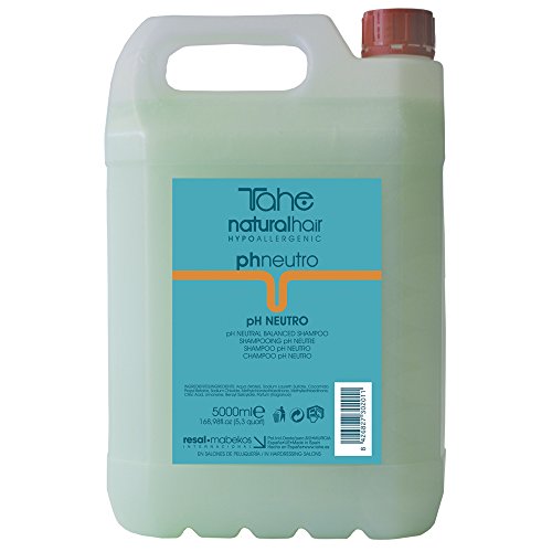 Tahe Natural Hair Champú Profesional de Peluquería Ph Neutro Aroma Tradicional, 5 L