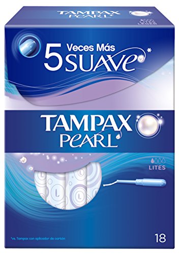 Tampax Tampones Pearl Lites - 18 Unidades