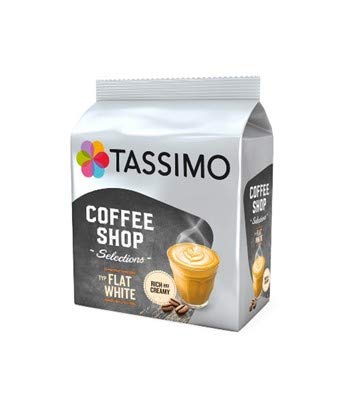 Tassimo Coffee Shop Selections Coffee Bundle - Tassimo Coffee Shop Chai Latte/Typ Flat White/Typ Toffee-Nut Latte - 6 Paquetes (48 Porciones)