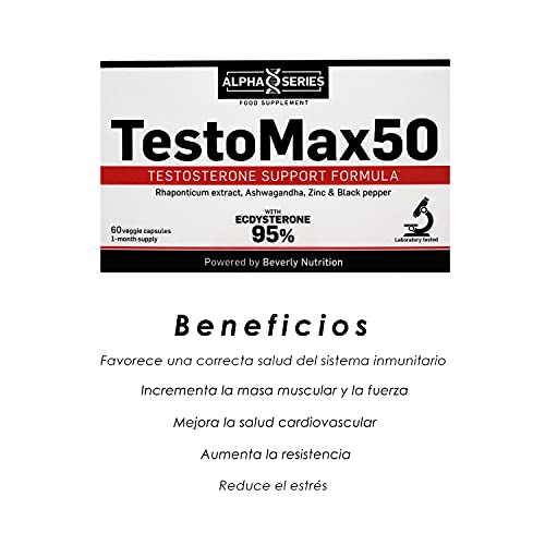 Testosterona hombre. Testosterona pura con certificación GMP. Es la Testosterona hombre musculación de Beverly Nutrition. Los mejores suplementos para ganar masa muscular. Suplementos deportivos.