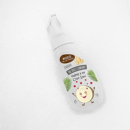 The Fruit Company 26300012 - Jabón de Manos Espuma Mousse, Coco, 250 ml, 4 ud.