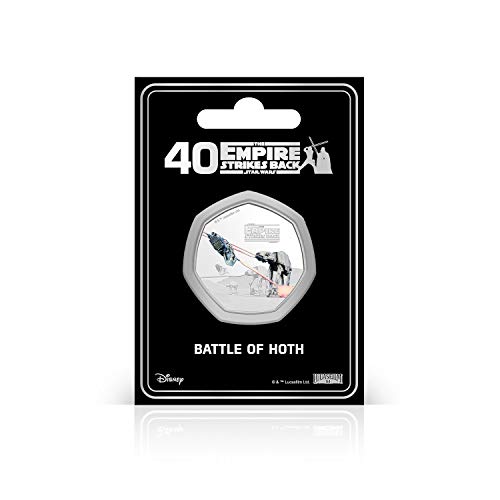 The Koin Club Star Wars Gifts Imperio coleccionable ataca la batalla de Hoth en forma de 50p