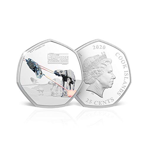 The Koin Club Star Wars Gifts Imperio coleccionable ataca la batalla de Hoth en forma de 50p