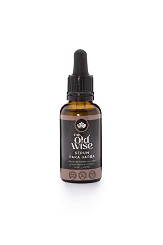 The Old Wise - Sérum para barba BIO, natural y vegano con vitaminas