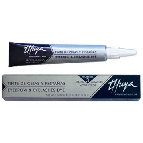 Thuya, Tinte de Cejas y Pestañas, Negro Azulado, 14 ml