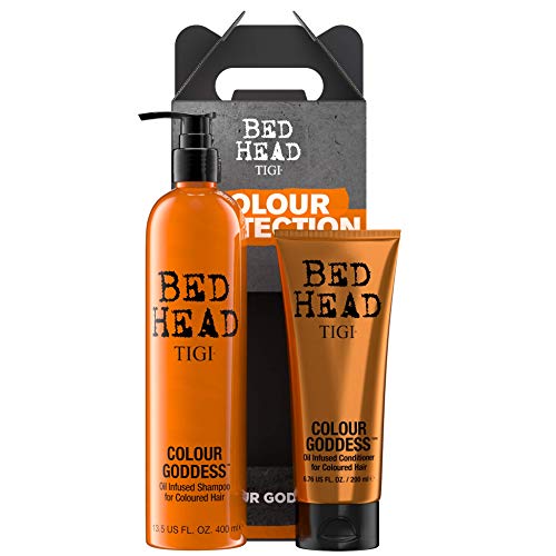 TIGI Bed Head – Colour Goddess, champú y acondicionador para pelo teñido, 2 productos