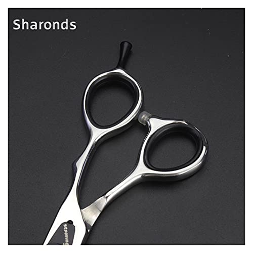 Tijeras de corte de pelo Tijeras de peluquería japonesas 440C de 6 pulgadas, juego de tijeras especiales para salones de belleza, antideslizantes, afiladas, con logo personalizado gratis Barberware