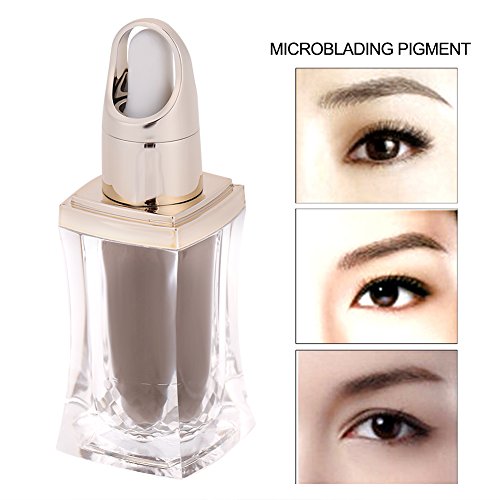 Tinta del tatuaje microblading pigment corrigiendo maquillaje permanente eyebrow lip liner eyeliner tattoo ink(Light Brown)